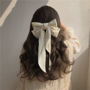 Long Bow Hair Clips In 4 Different Color ( pack of 4 )