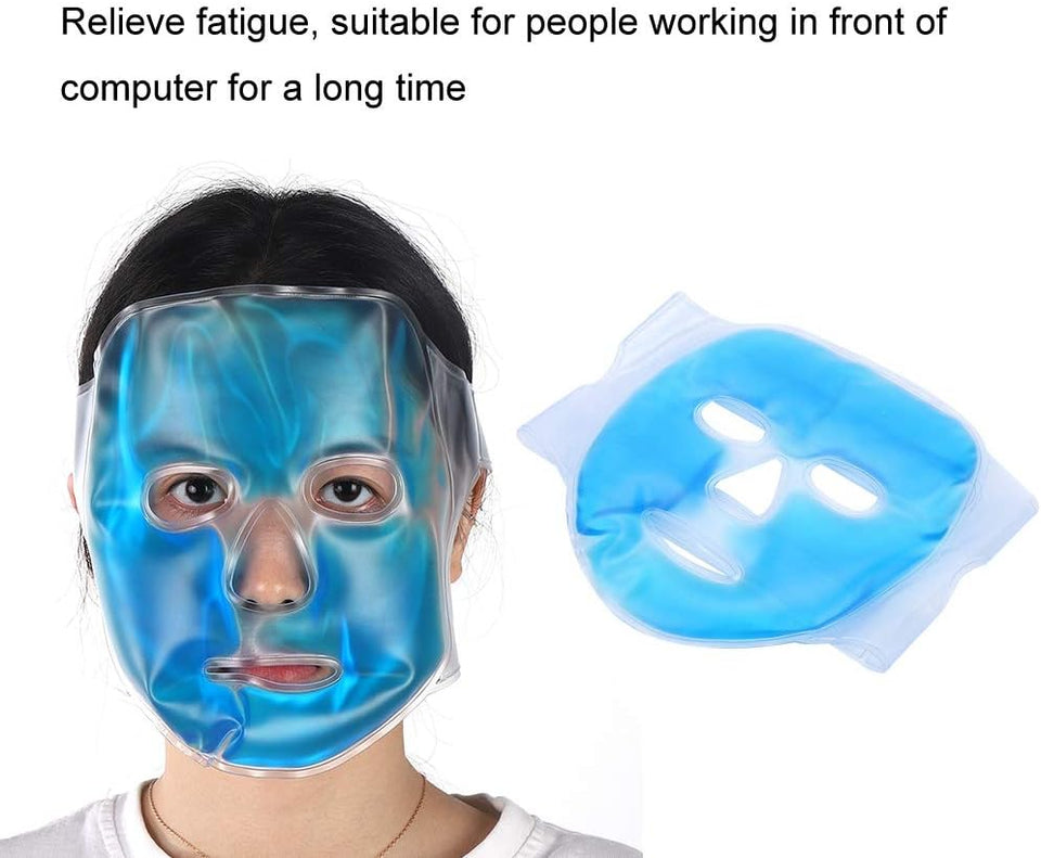 Blue Gel cooling mask for the face