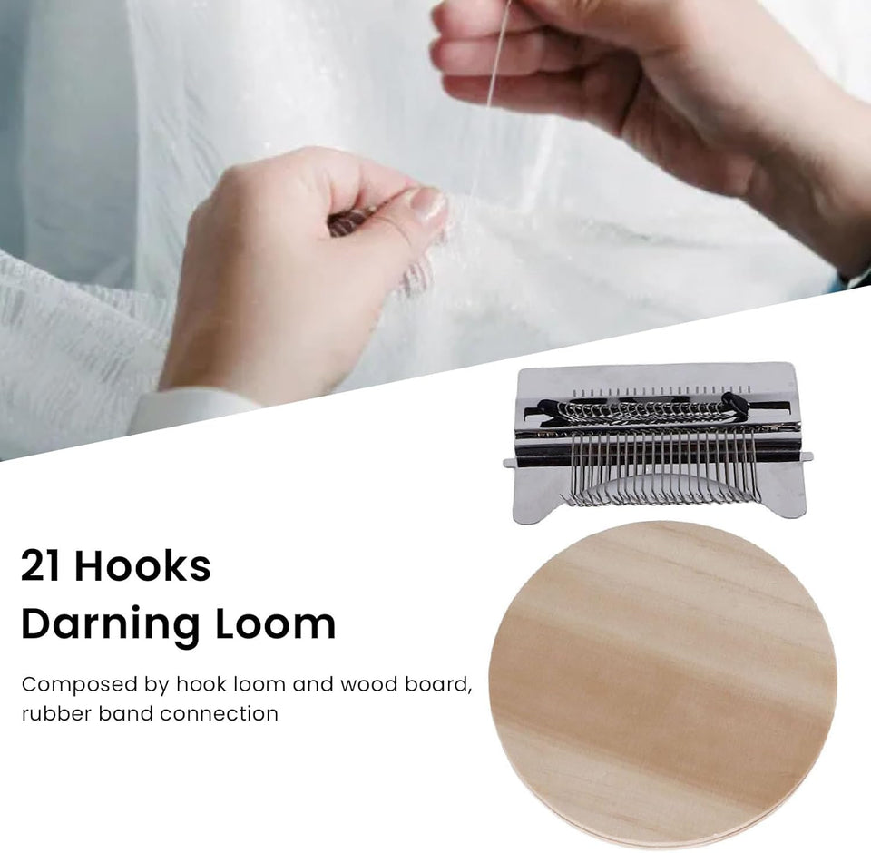 21 Hooks Mini  Weaving Loom