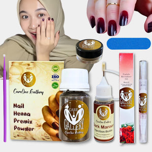 Halal & Wudu Friendly Herbal Nail Henna Kit