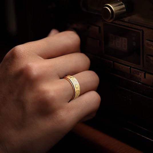 Star Moon Anxiety Relaxing Ring