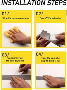 Self-Adhesive Rubber Step Protector Premium Anti-Slip Safety Tape