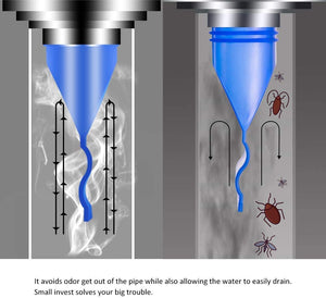 Anti-odor Sink Drain Insect Control Sewer Ring pack of 4