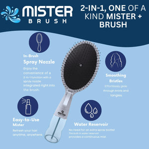 2-in-1 Hairbrush Mister