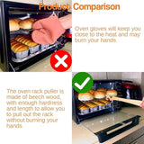 Oven Rack Push Pull Stick for Baking