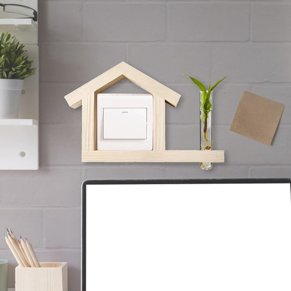 Socket protection wooden plate cover