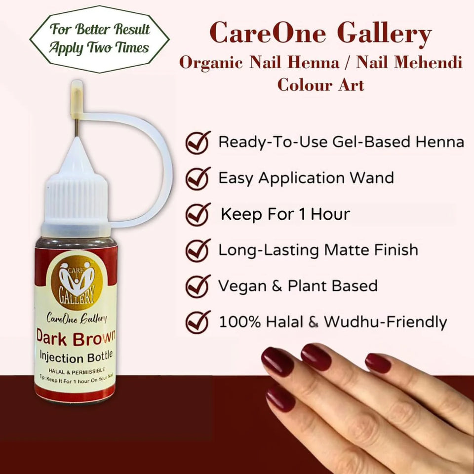 Halal & Wudu Friendly Herbal Nail Henna Kit