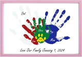 Family Handprint Kit with 5 fingerprint sheet