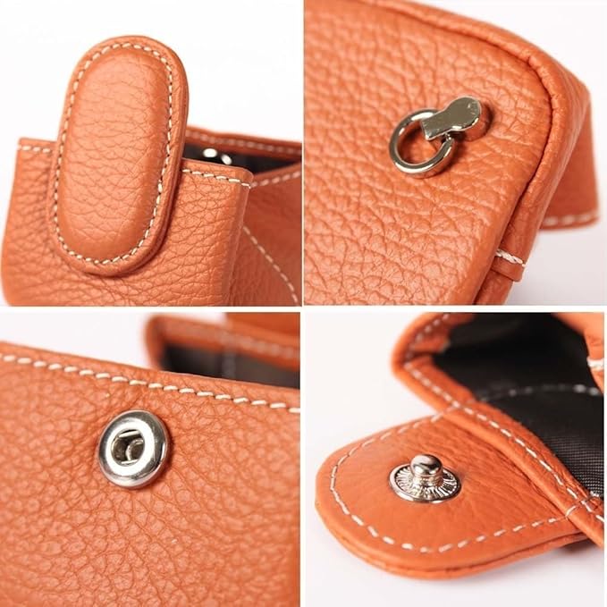 Cockatoo Genuine Leather Coin Pouch-Change Holder