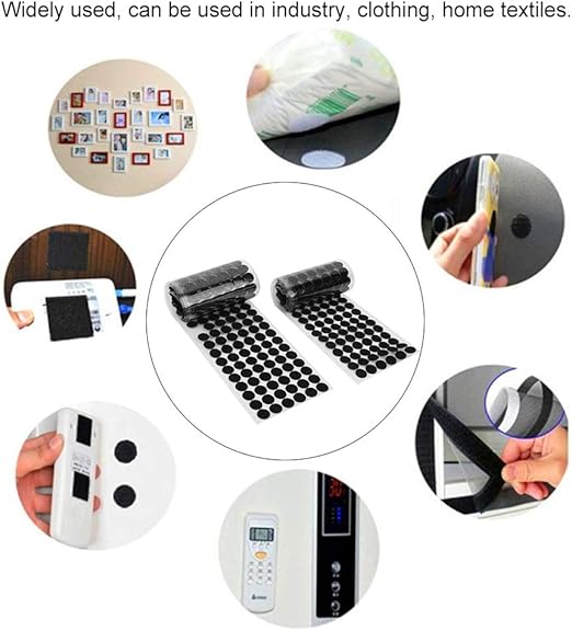 Self Adhesive Hook and Loop Tape- Pack of 50