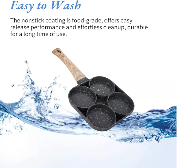 4 Mould Non-Stick Frying Pan