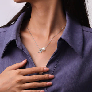 modern pearl  Necklace