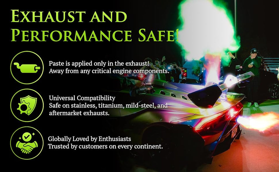 Colorful Exhaust Flame Paste
