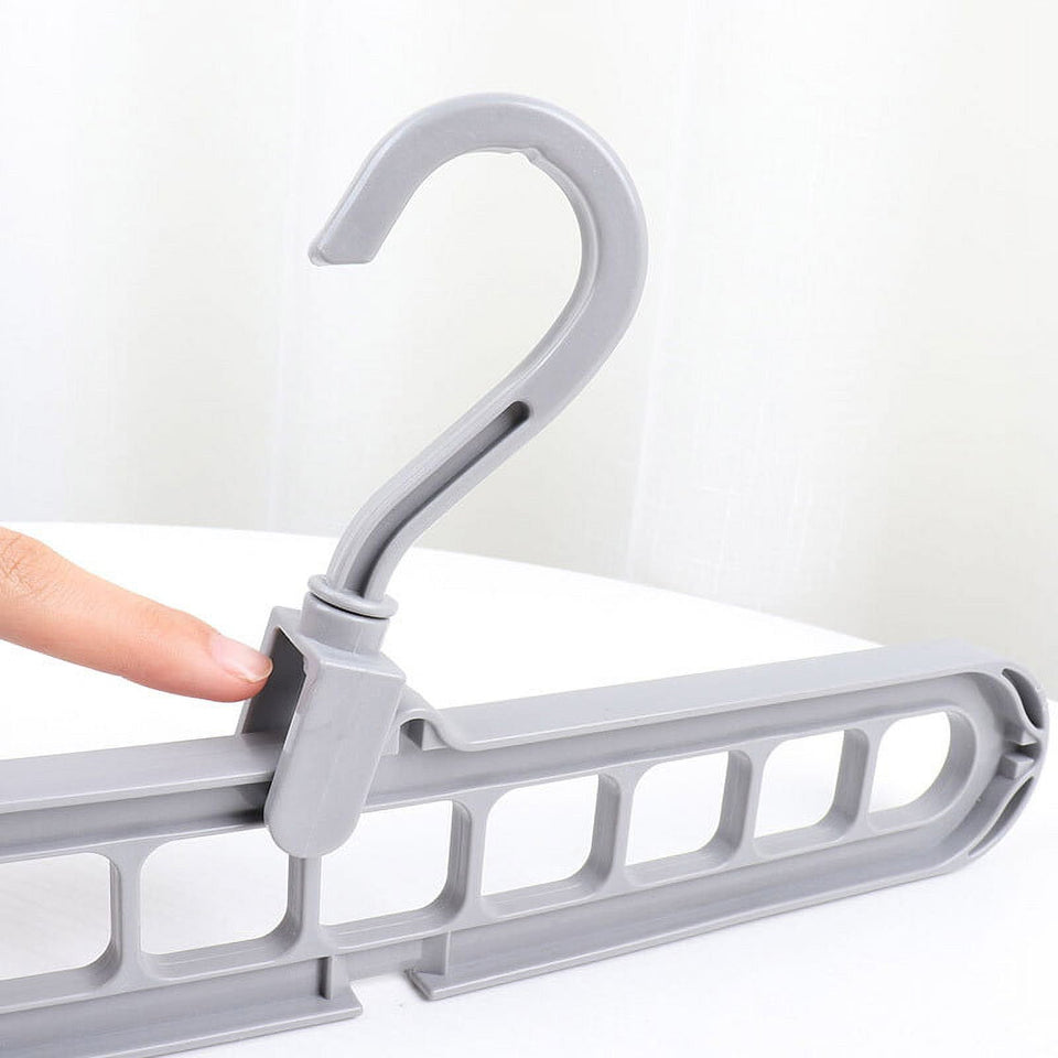 9 Holes Multifunction Clothes Hanger pack of 2