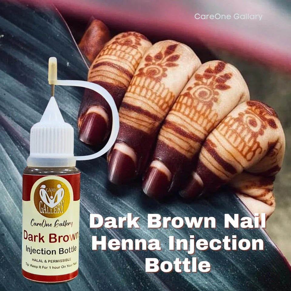 Injection Henna Paste Mendhi Bottle-Pack of 3 sizes