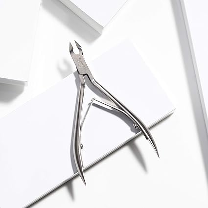 Stainless Steel Cuticle Nippers Double Spring Nail Plier
