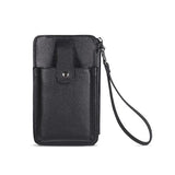 Genuine Leather Long Zipper Wallet