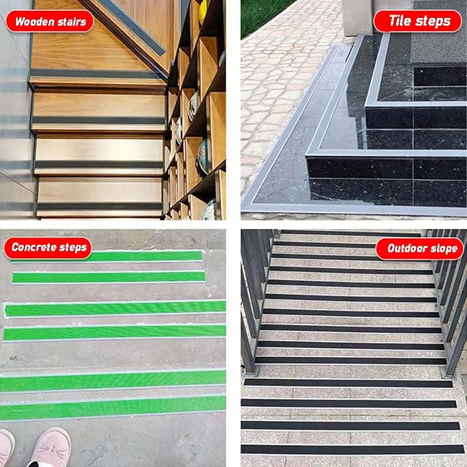 Self-Adhesive Rubber Step Protector Premium Anti-Slip Safety Tape