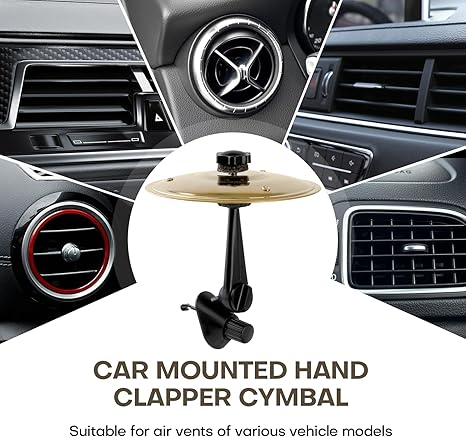Mini Drum Cymbals for Car Vent