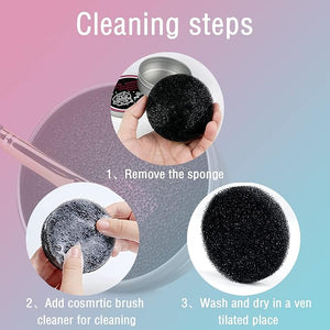 Dry Makeup Brushes Cleaner Sponge