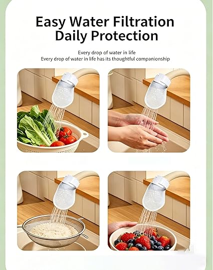 Kitchen Faucet Water Filters Bag for Cold and Hot Water