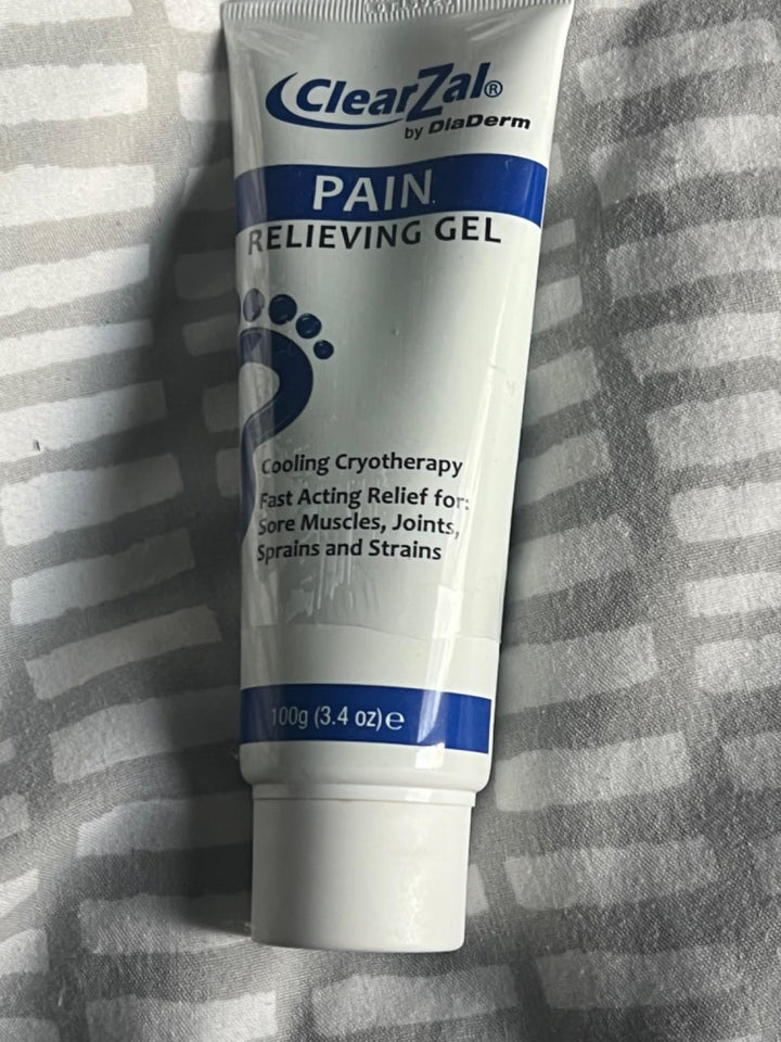 ClearZal Pain Relieving Gel for Feet and Legs 100ml