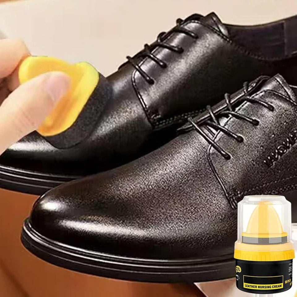 Leather Nursing Cream Shoe Polish Brightening