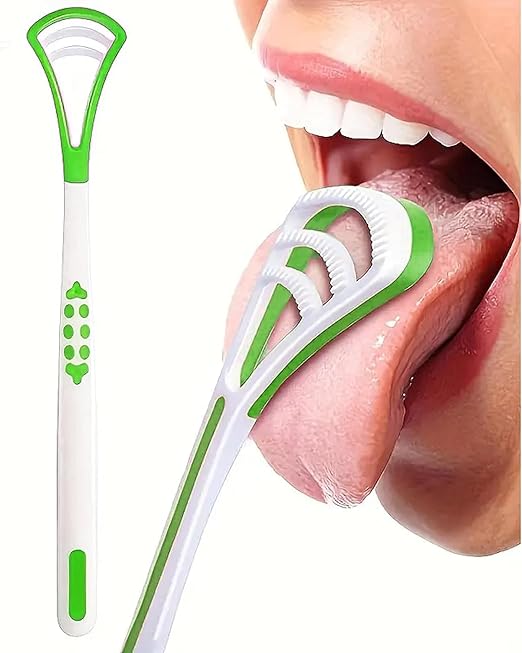 Colorful Silicone Tongue Scraper Cleaner
