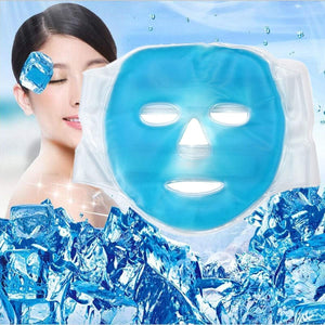 Blue Gel cooling mask for the face