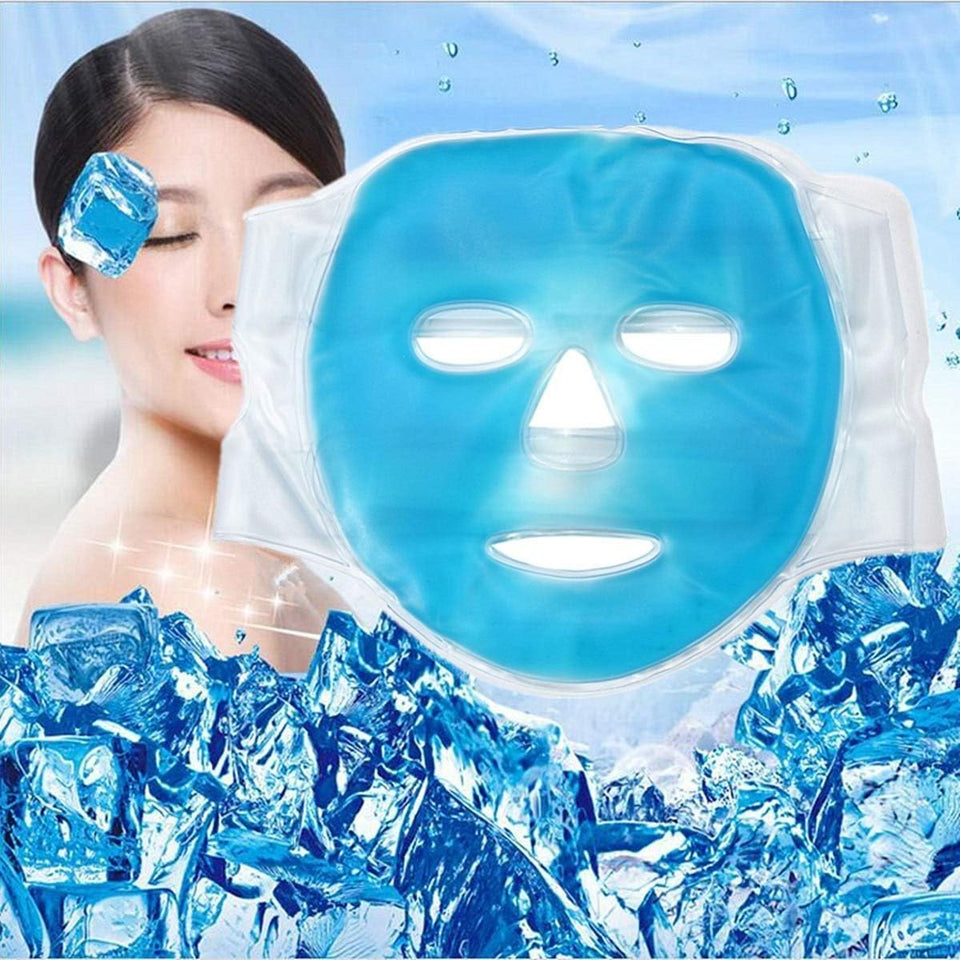 Blue Gel cooling mask for the face