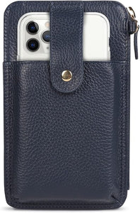 Genuine Leather Long Zipper Wallet