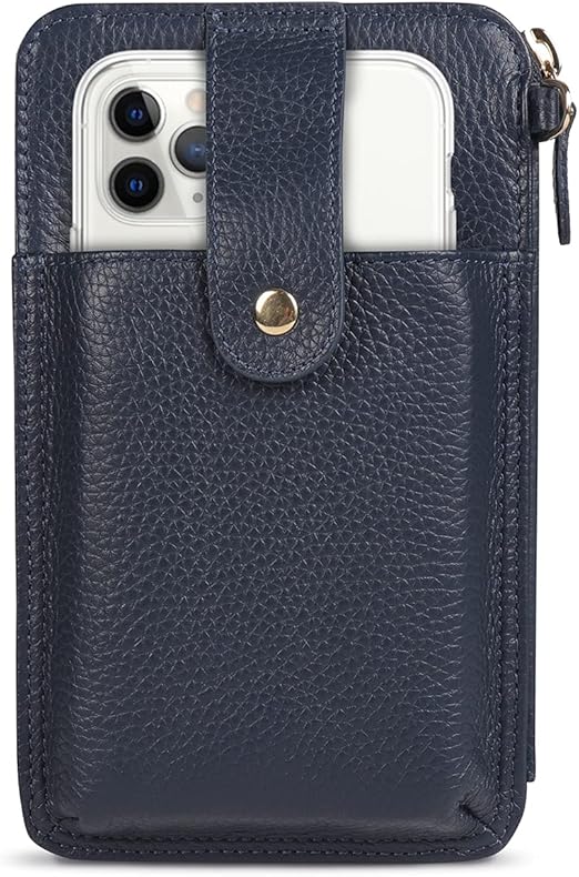 Genuine Leather Long Zipper Wallet