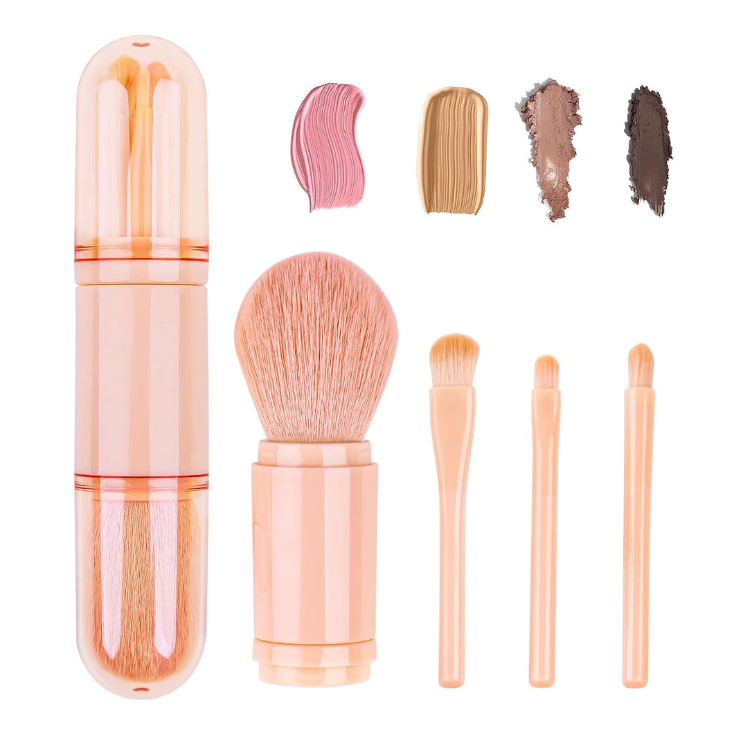 4 in 1 Portable Makeup Brush