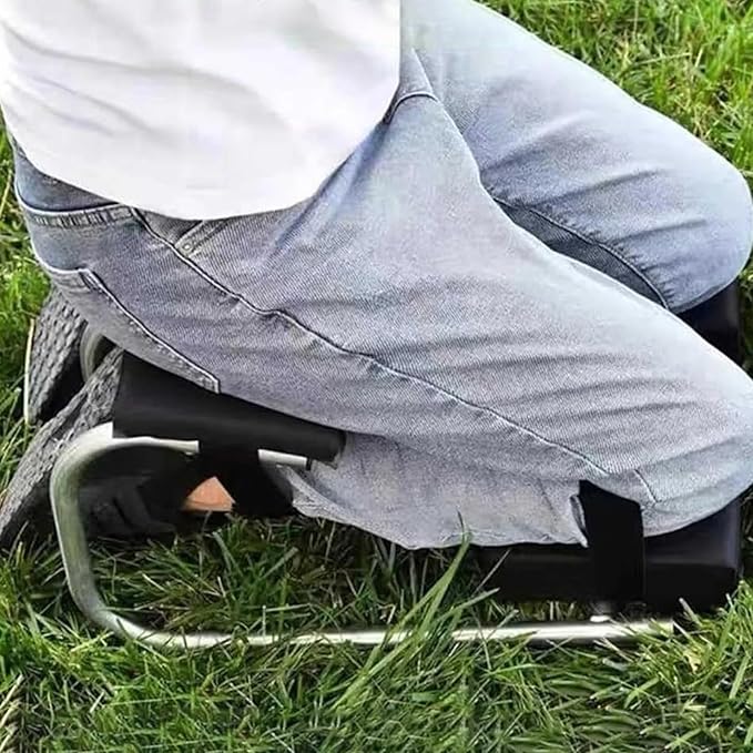 Wearable Knee Pad Seats Strap on Kneeling Device