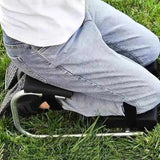 Wearable Knee Pad Seats Strap on Kneeling Device