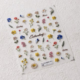 Pastel Flower Nail Sticker