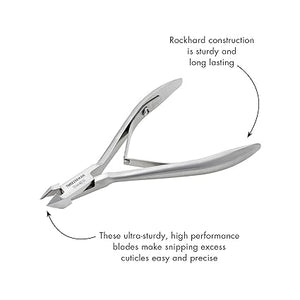 Stainless Steel Cuticle Nippers Double Spring Nail Plier