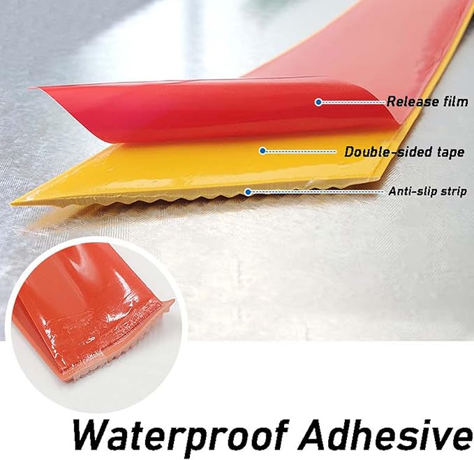 Self-Adhesive Rubber Step Protector Premium Anti-Slip Safety Tape