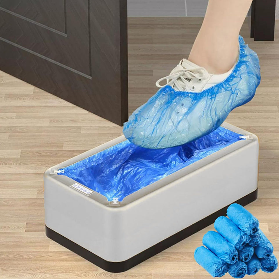 Automatic Shoe Covers Dispenser with 100 pcs shoe covers