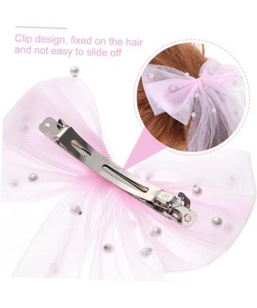 Pearl Bow Hair Clip