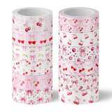 Pink Cherry Bowknot Washi Tape