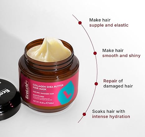 ECOLCHI Shea Butter Collagen Hair Mask