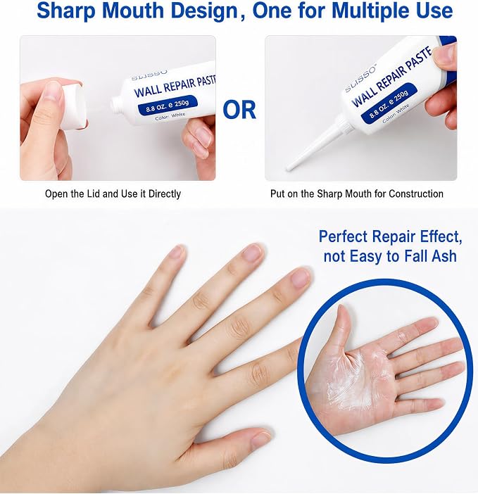 🛠️ Magic Wall Repair Paste – Crack & Hole Filler Kit