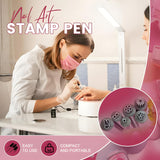 Nail Art Stamp Pen Pack of 4 with different design