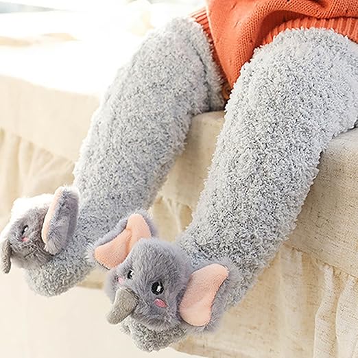 Baby Winter Fluffy Fuzzy Slipper Socks