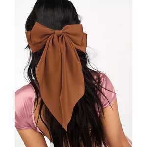 Long Bow Hair Clips In 4 Different Color ( pack of 4 )