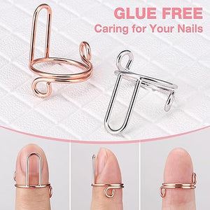 10 Pcs Adjustable Wudu Nail Rings for Halal Nails