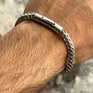 Bling Cartel Men's Solid Stainless Steel Bracelet