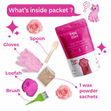 4-in-1 Rose Body Hair Removal Wax Powder Mask