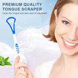 Colorful Silicone Tongue Scraper Cleaner